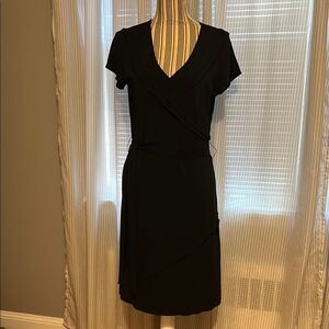 Gap Black Wrap Dress